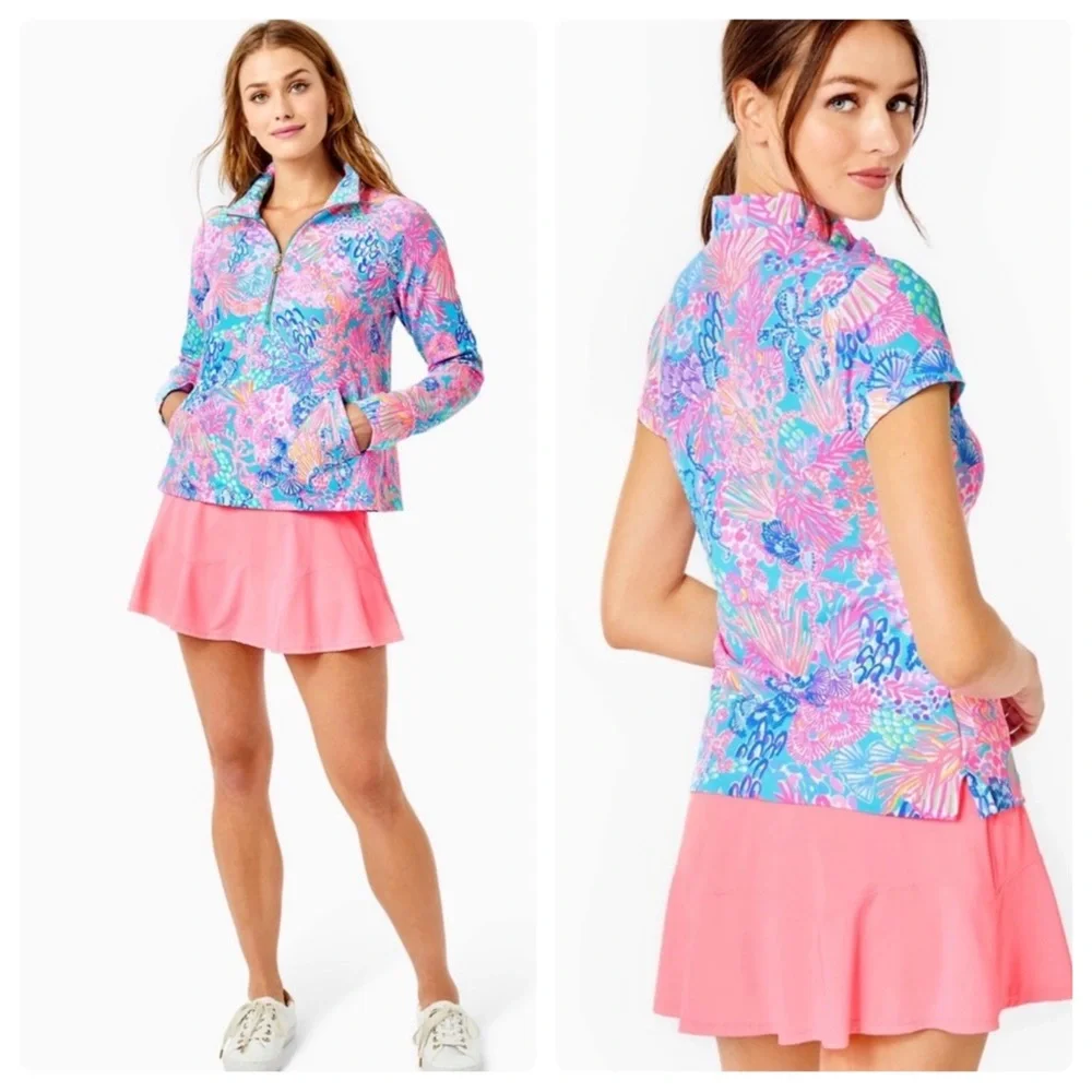 Lilly Pulitzer UPF 50+ Luxletic Corrine Skort Sz. Large NWOT Pink